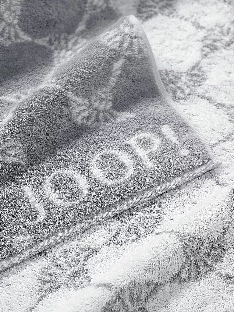 JOOP | Toalla de sauna "Cornflower" 80x200cm (plata) | Gris