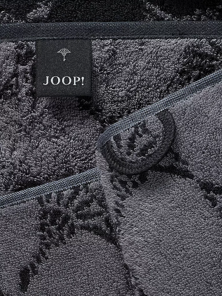 JOOP | Toalla de sauna Cornflower 80x200cm Negro | Negro