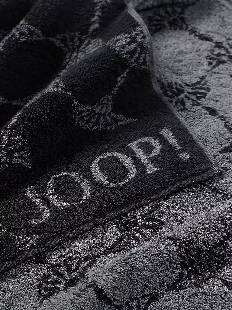 JOOP | Toalla de sauna Cornflower 80x200cm Negro | Negro