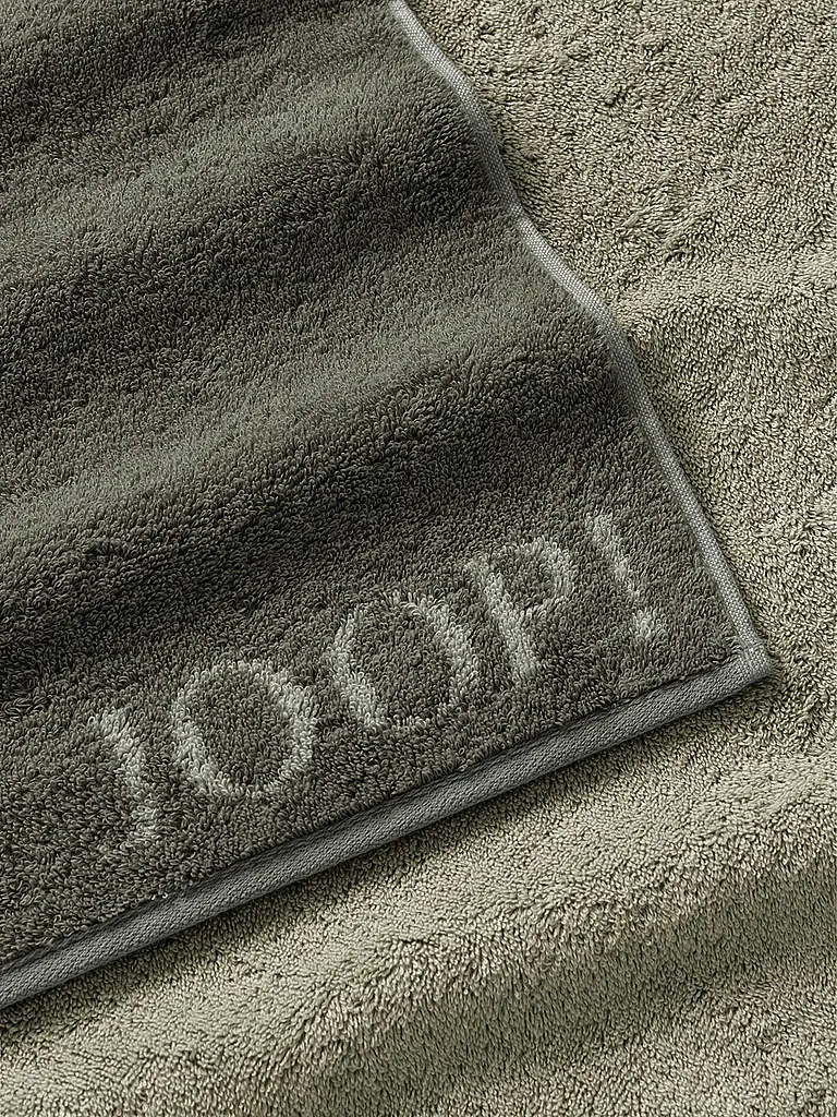 JOOP | Toalla de tocador 30x50cm CONTOUR DOUBLFACE Oliva | Verde oscuro