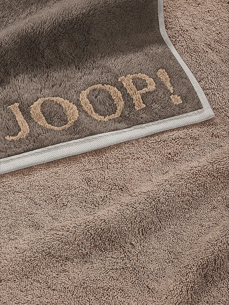 JOOP | Toalla de tocador 30x50cm CONTOUR DOUBLFACE Taupe | Camel