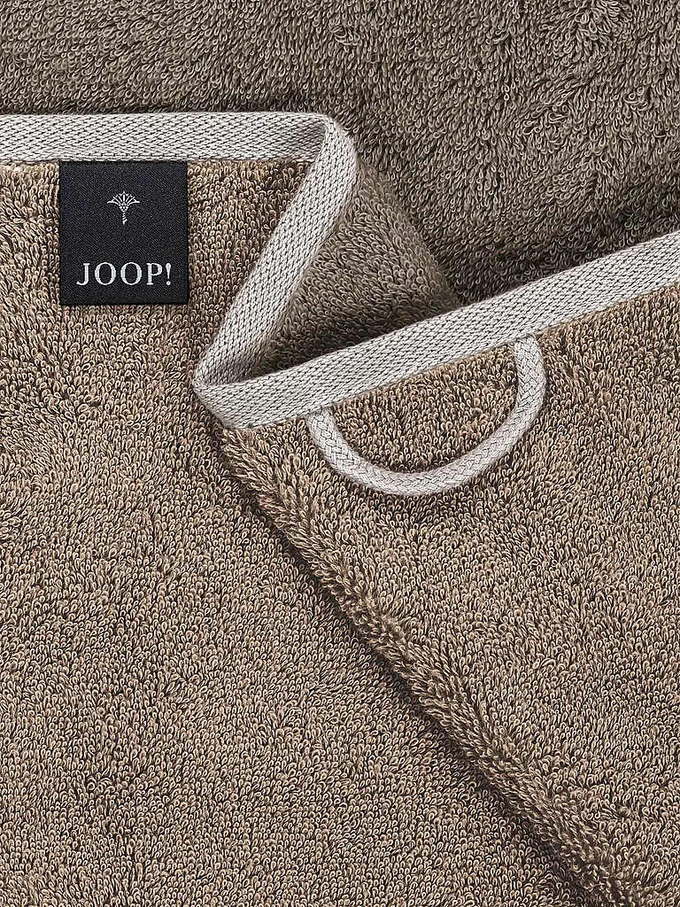 JOOP | Toalla de tocador 30x50cm CONTOUR DOUBLFACE Taupe | Camel