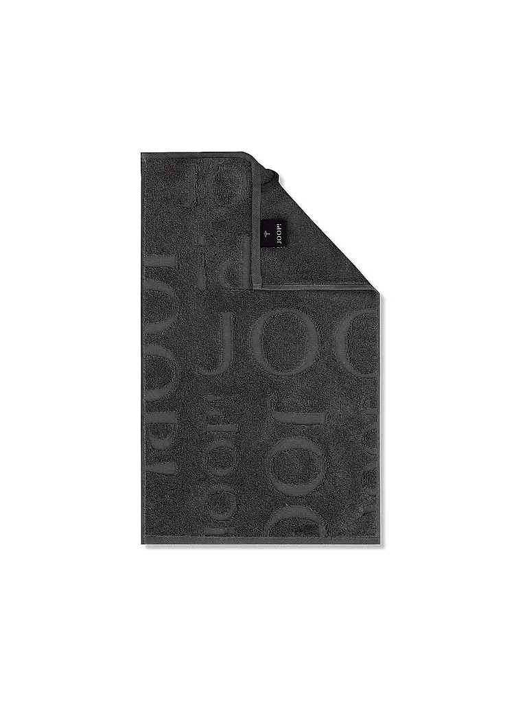 JOOP | Toalla de tocador 30x50cm STUDIO REPEAT Basalto | Negro