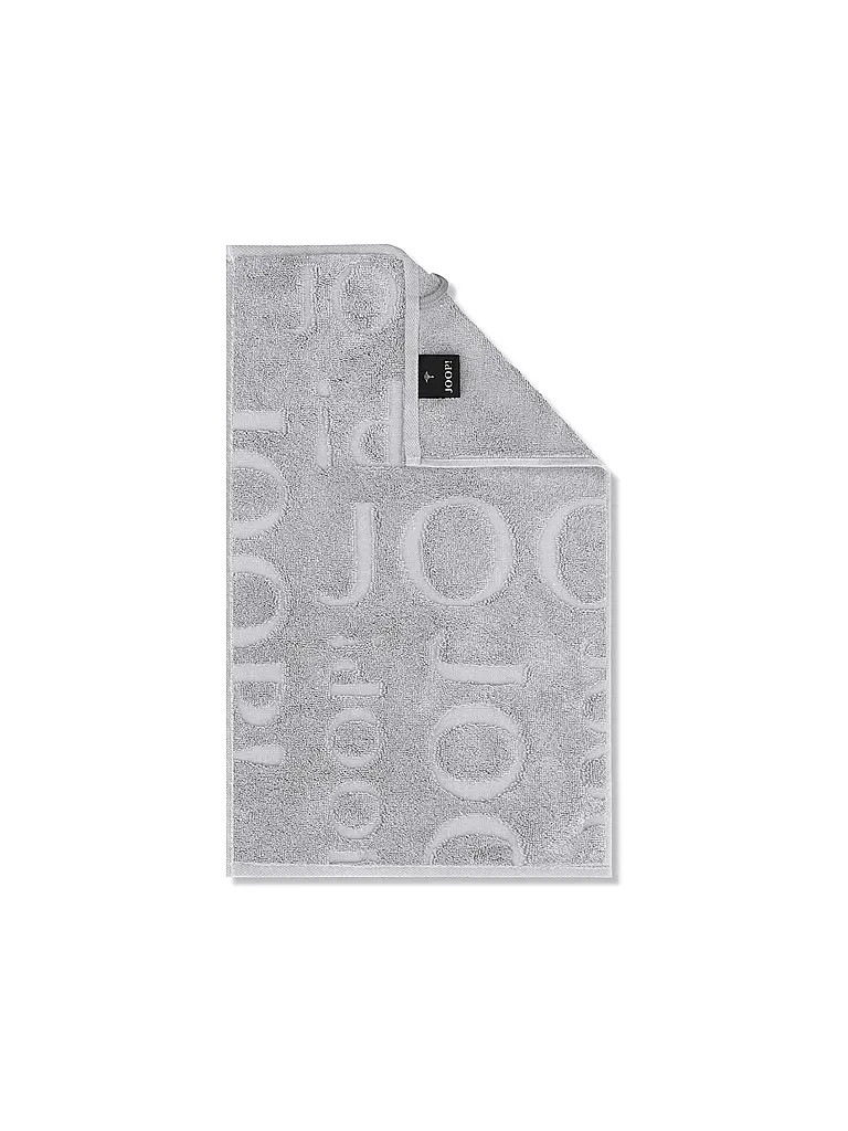 JOOP | Toalla de tocador 30x50cm STUDIO REPEAT Platino | Gris claro