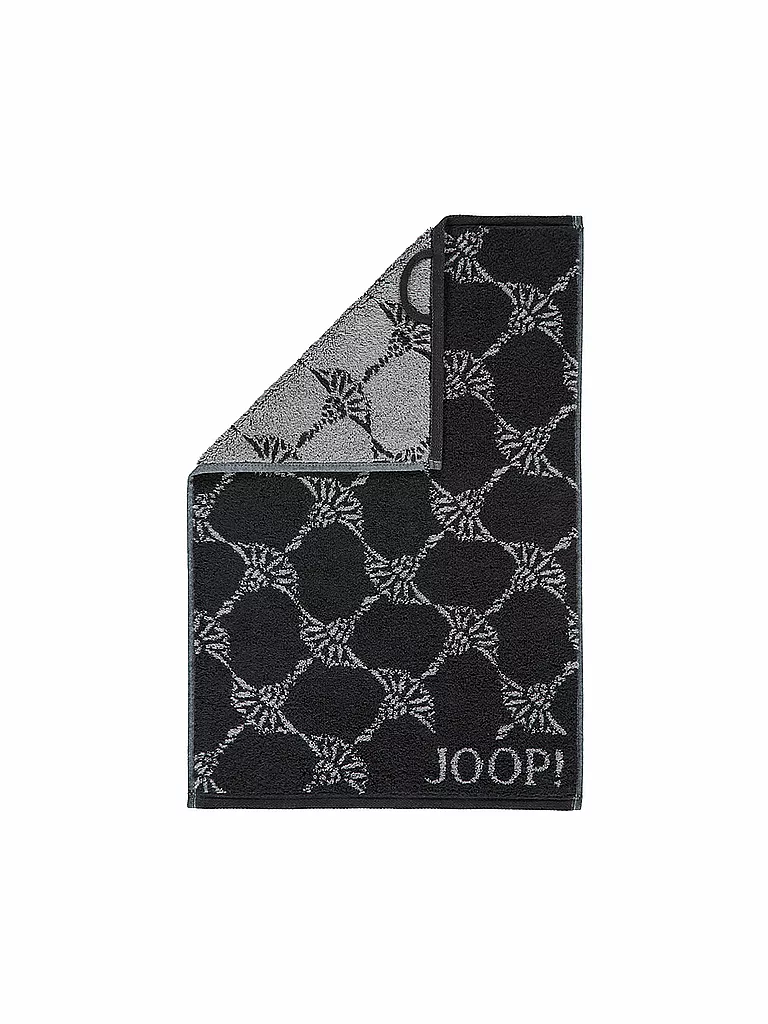 JOOP | Toalla de tocador Cornflower 30x50cm Negro | Negro