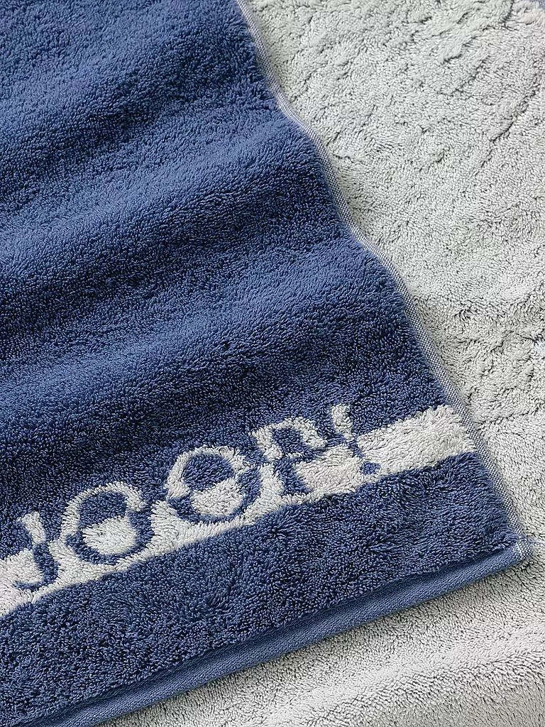 JOOP | Toalla de tocador SPLIT DOUBLEFACE 30x50cm Ocean | Azul oscuro