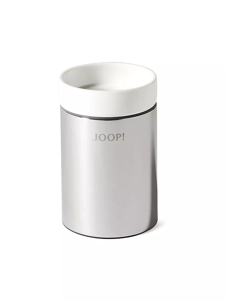 JOOP | Vaso para enjuague bucal Chromeline 11cm | Plata