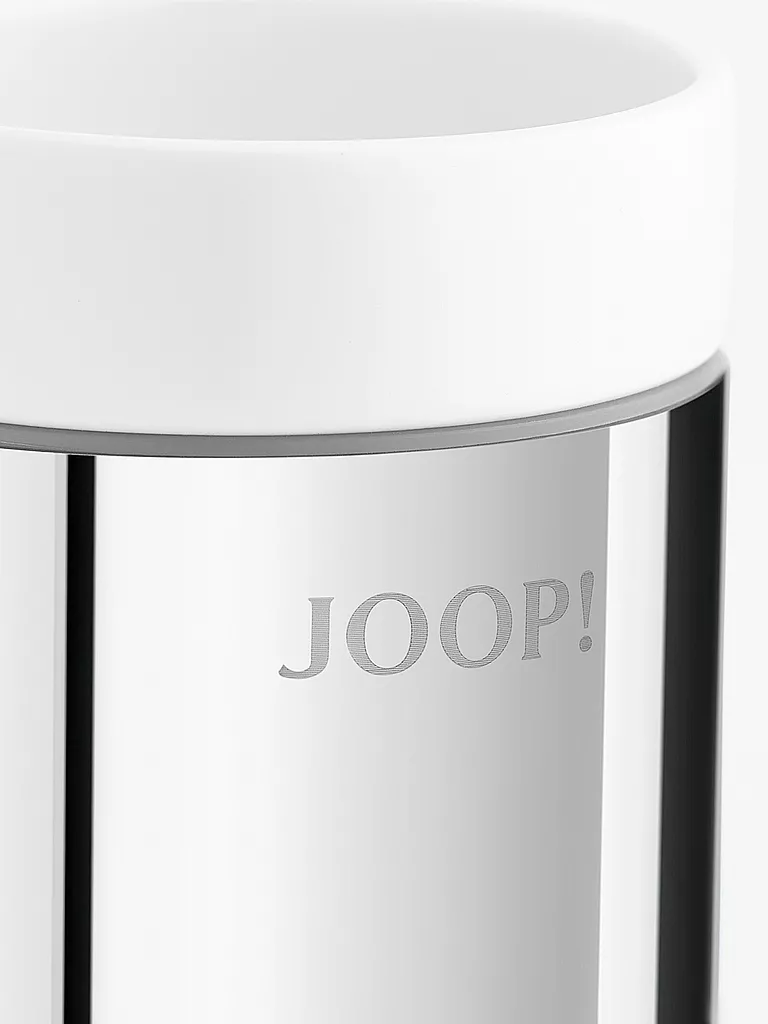 JOOP | Vaso para enjuague bucal Chromeline 11cm | Plata