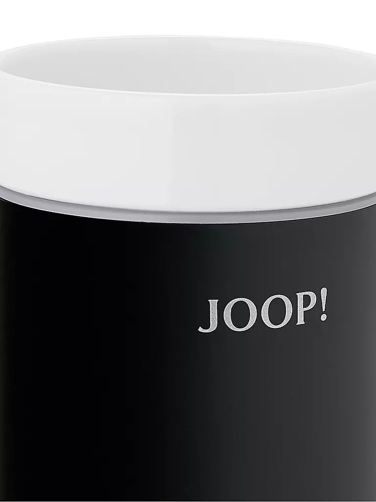 JOOP | Vaso para enjuague bucal Chromeline Black 11cm | Negro