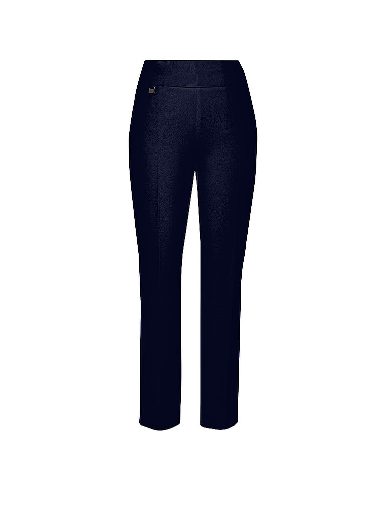 Joseph Ribkoff Pantalones de talle alto corte slim azul oscuro