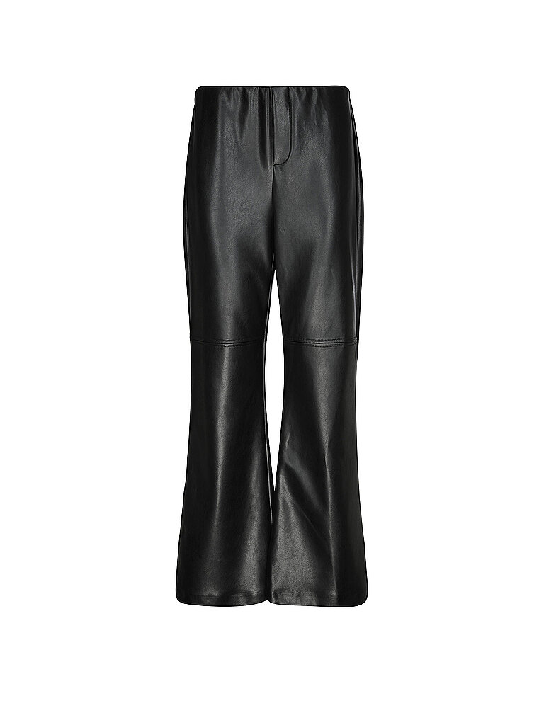 Pantalones de Imitación de Cuero negro 40