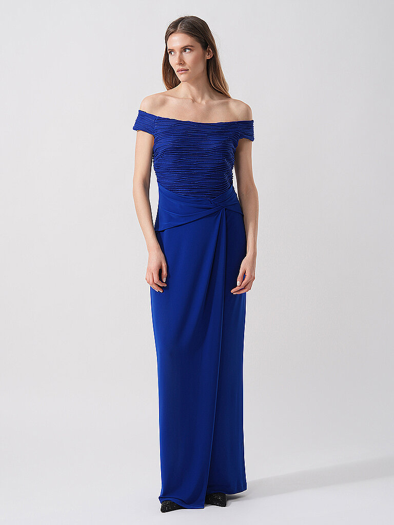 Vestido de noche azul 38