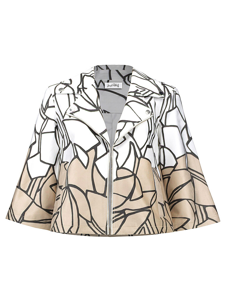 Jäckchen en óptica de cuero beige XXXL