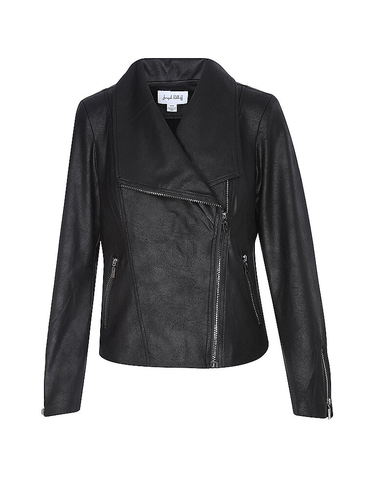 Joseph Ribkoff Chaqueta efecto piel negro