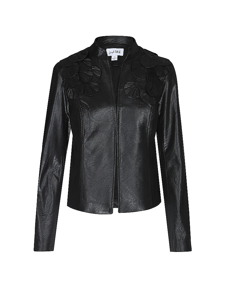 Joseph Ribkoff Chaqueta efecto piel negro