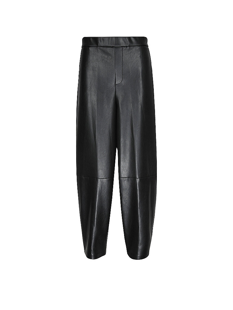 Joseph Ribkoff Pantalón efecto piel Barrel Leg 7/8 negro