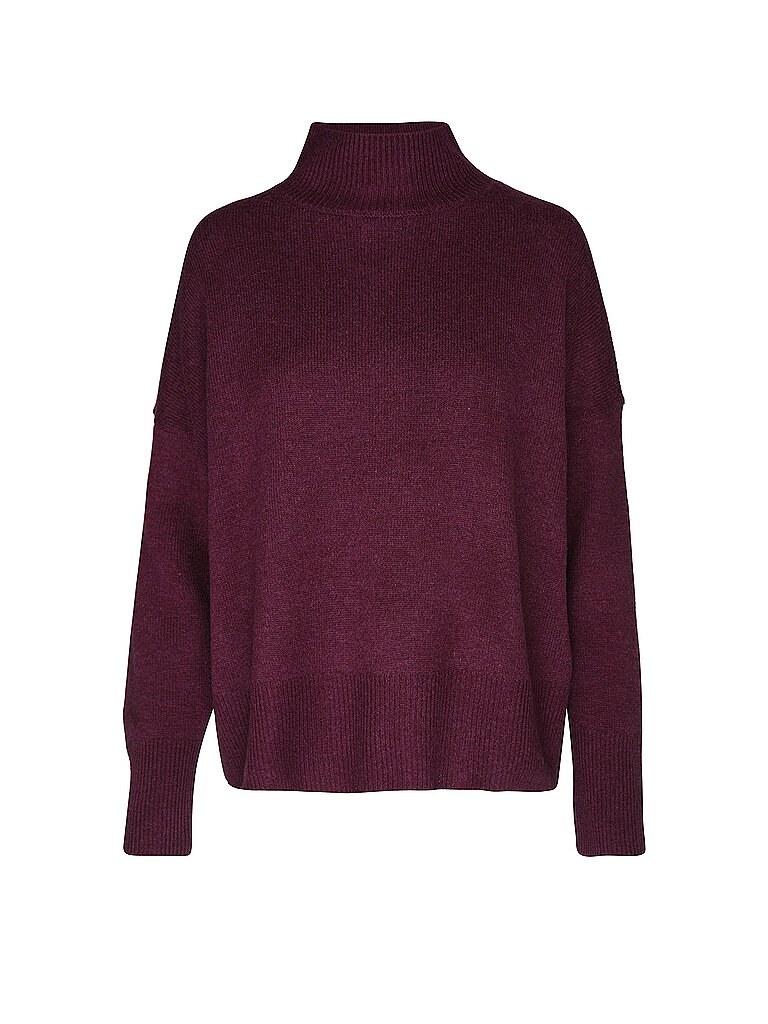 Joseph Ribkoff Jersey de cuello alto marrón