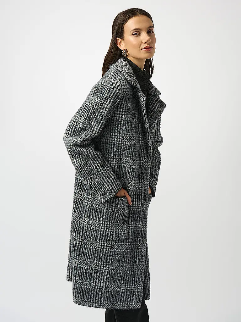 JOSEPH RIBKOFF | Abrigo
Marca: JOSEPH RIBKOFF
Color: negro
Categorías: Moda,Mujer

Largo de manga: Manga larga
Material: Piel sintética,Nylon
Forma del cuello: Cuello de solapa
Diseño: A cuadros
Ajuste (Prenda exterior): Regular
Estilo: Glamour
Detalles: Bolsillos inse | 