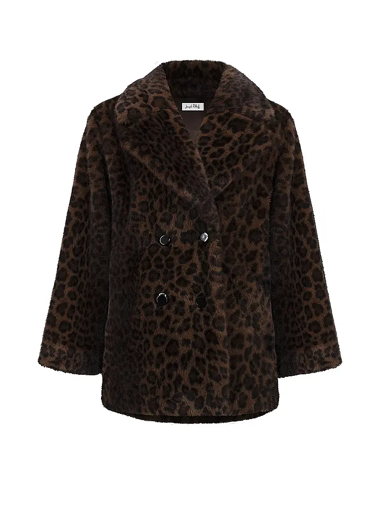 JOSEPH RIBKOFF | Abrigo de piel sintética | Negro