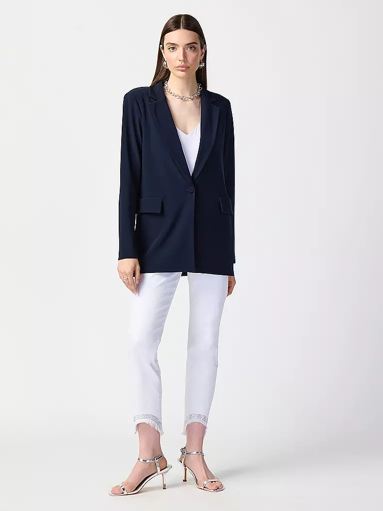JOSEPH RIBKOFF | Blazer de punto jersey | Azul oscuro