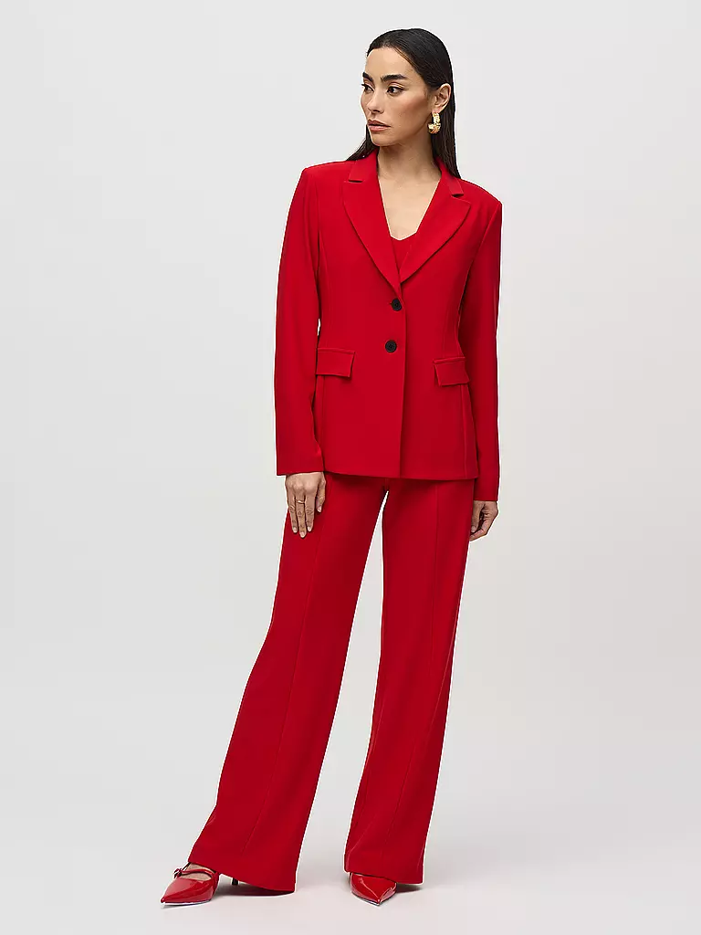JOSEPH RIBKOFF | Blazer in Lederoptik  | Rojo