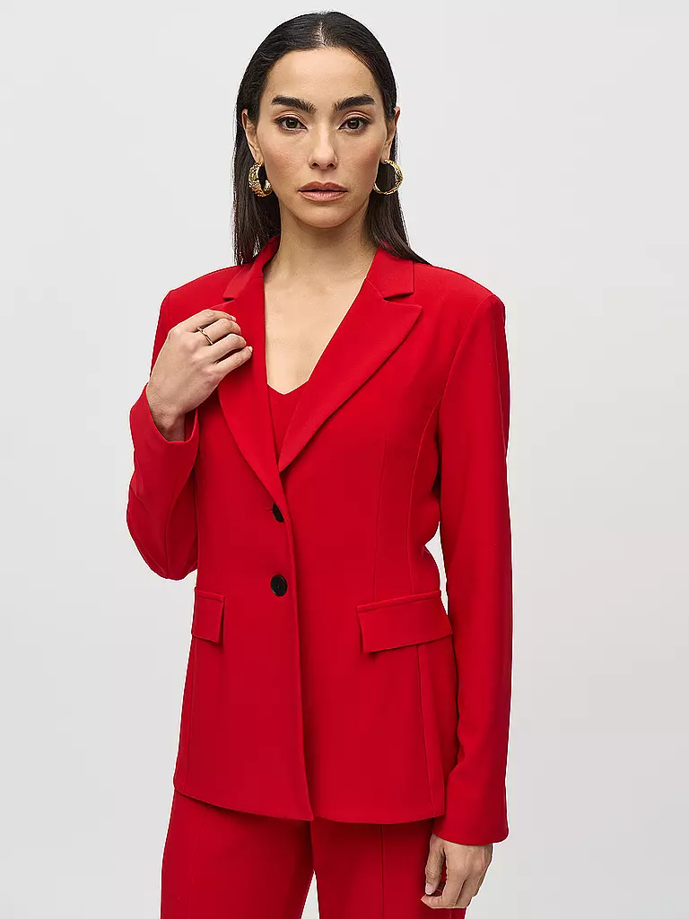 JOSEPH RIBKOFF | Blazer in Lederoptik  | Rojo