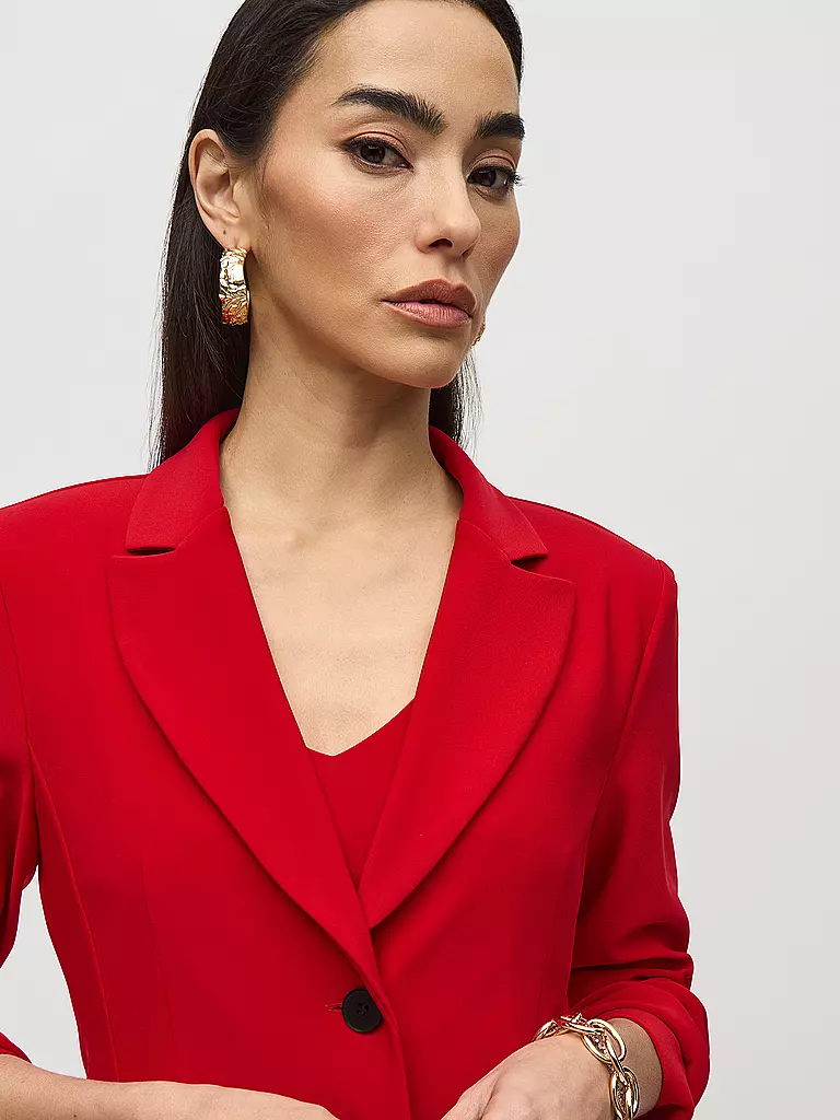 JOSEPH RIBKOFF | Blazer in Lederoptik  | Rojo