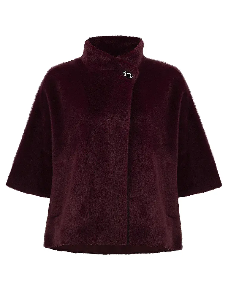 JOSEPH RIBKOFF | Chaqueta con aspecto de piel | Rojo oscuro