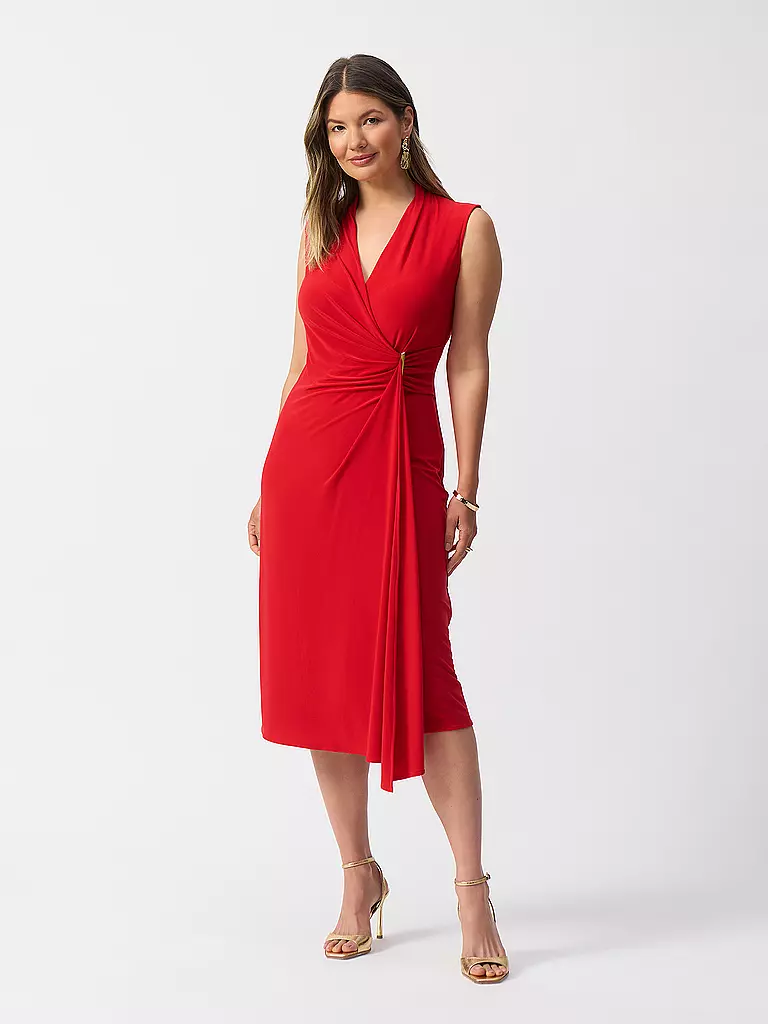 JOSEPH RIBKOFF | Midikleid | Rojo