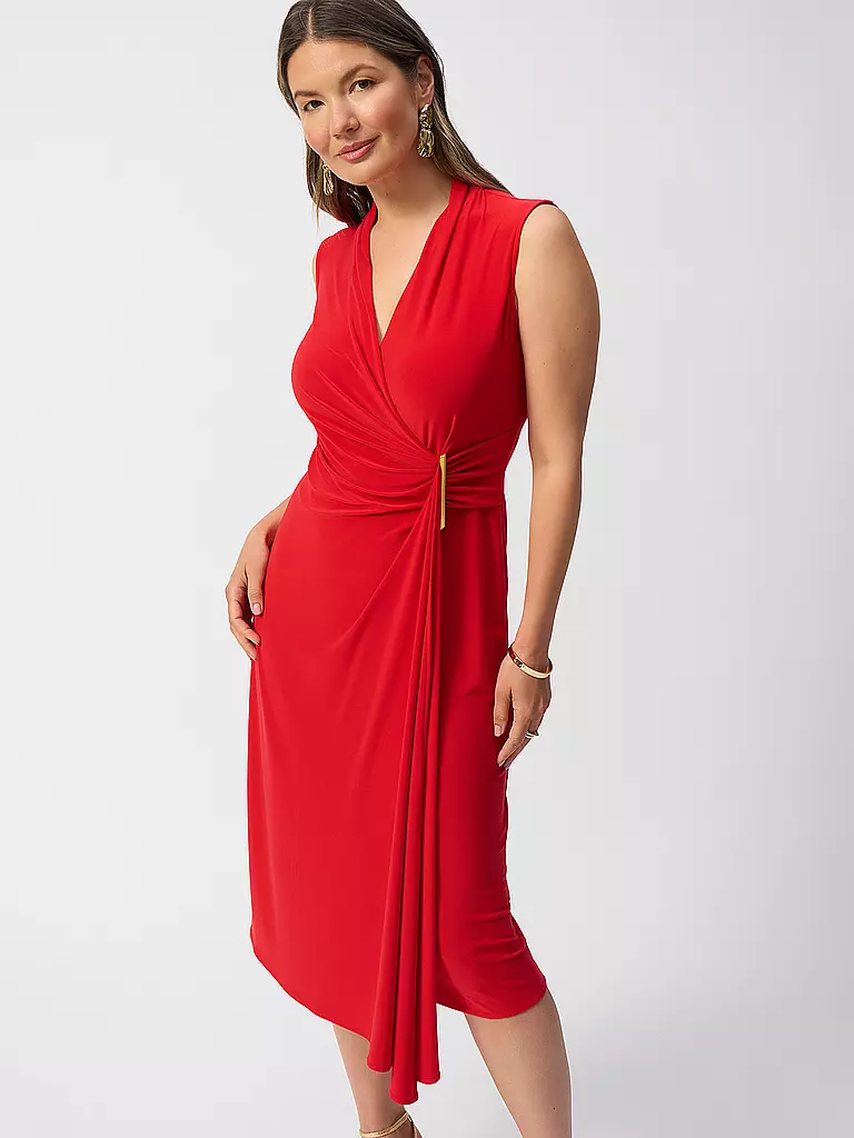JOSEPH RIBKOFF | Midikleid | Rojo