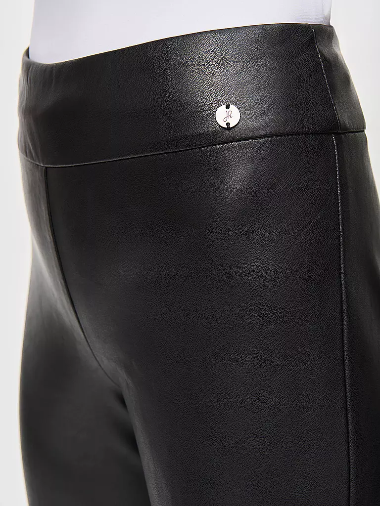 JOSEPH RIBKOFF | Pantalones de Imitación de Cuero Corte Bootcut 7/8 | 