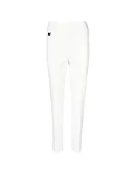 JOSEPH RIBKOFF | Pantalones de talle alto corte slim | Crema