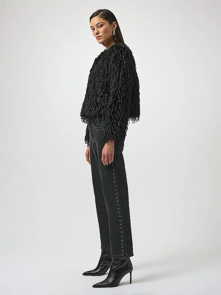 JOSEPH RIBKOFF | Produktname: Chaqueta con aspecto de piel | Negro