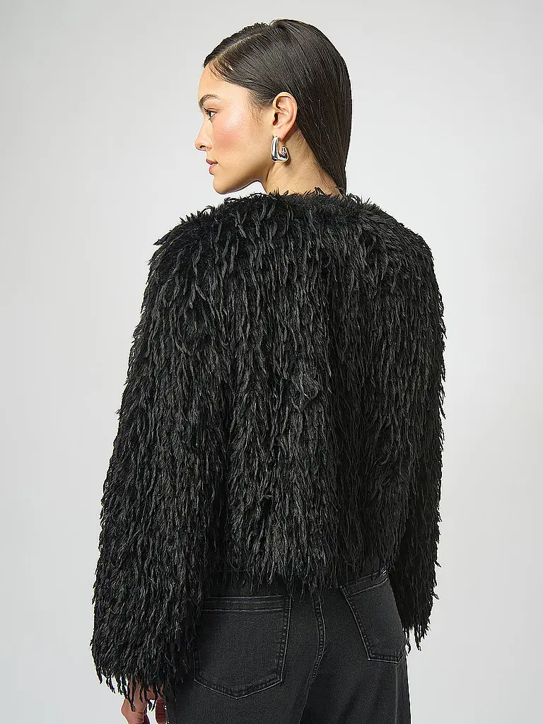 JOSEPH RIBKOFF | Produktname: Chaqueta con aspecto de piel | Negro