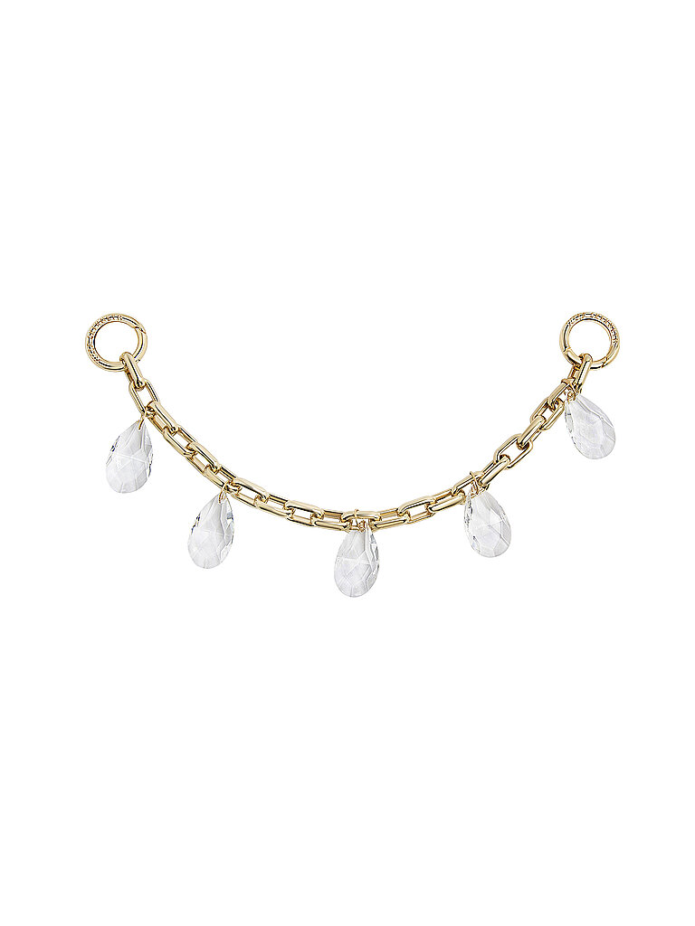 Julia Skergeth Llavero con cristal oro