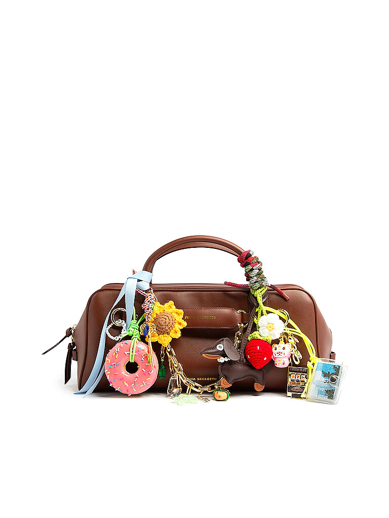 Julia Skergeth Bolso de cuero - Bolso de mano BOLSO DE MANO MEDIANO marrón