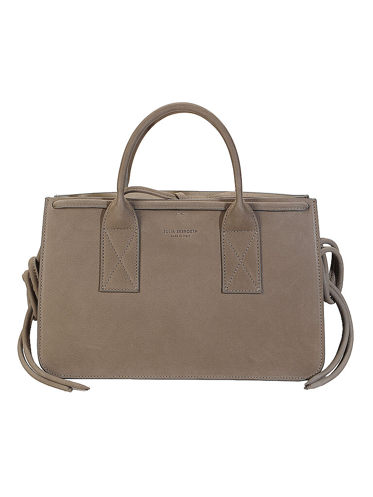 Julia Skergeth Bolso de cuero - Bolso de hombro TAKAWAY BAG Large marrón