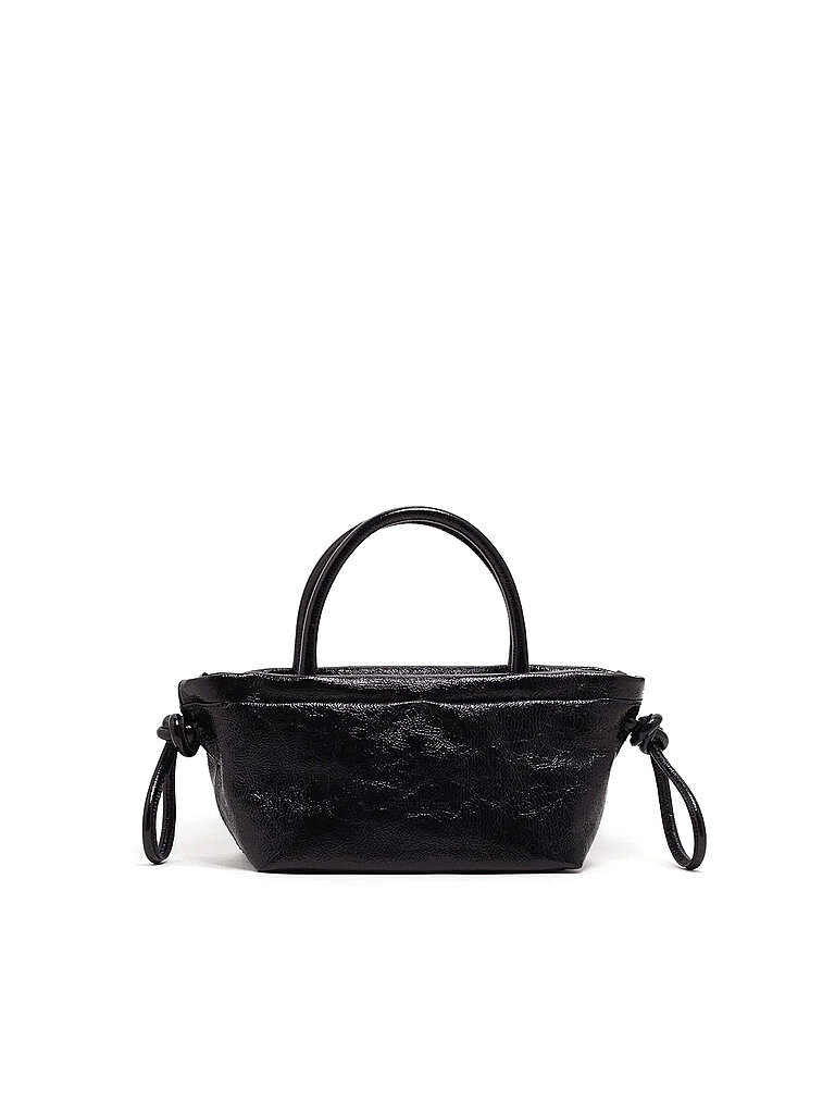 Julia Skergeth Bolso de piel - Bolso de mano TAKEAWAY SLOUCH Small negro