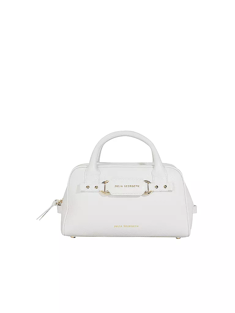 JULIA SKERGETH | Bolso de cuero - Bolso de mano HÄNKELTASCHE KLEIN | Crema
