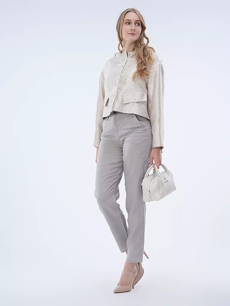 JULIA SKERGETH | Bolso de cuero - Bolso de mano HÄNKELTASCHE KLEIN | Crema