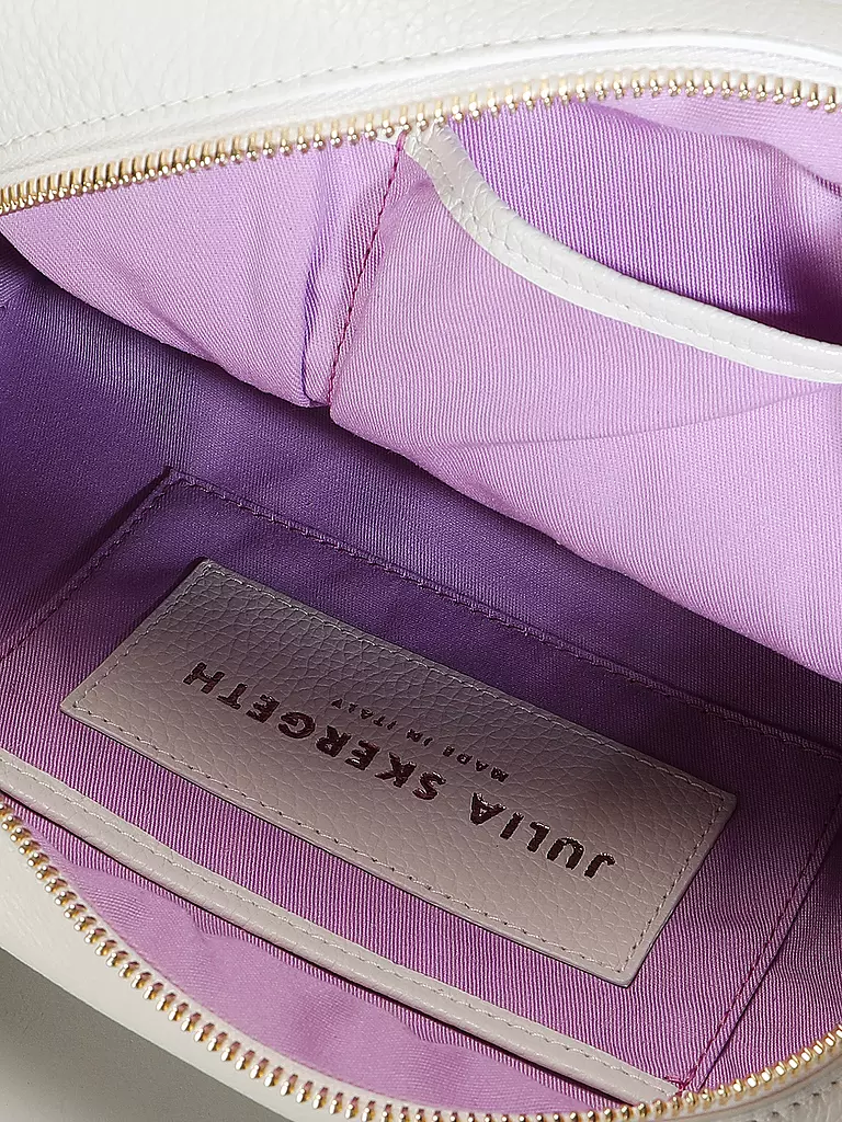 JULIA SKERGETH | Bolso de cuero - Bolso de mano HÄNKELTASCHE KLEIN | Crema