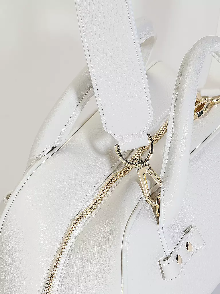 JULIA SKERGETH | Bolso de cuero - Bolso de mano HÄNKELTASCHE KLEIN | Crema