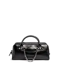 JULIA SKERGETH | Bolso de cuero - Bolso de mano HÄNKELTASCHE MEDIUM | Negro