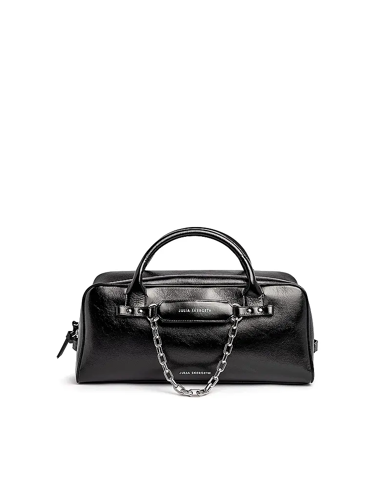JULIA SKERGETH | Bolso de cuero - Bolso de mano HÄNKELTASCHE MEDIUM | Negro