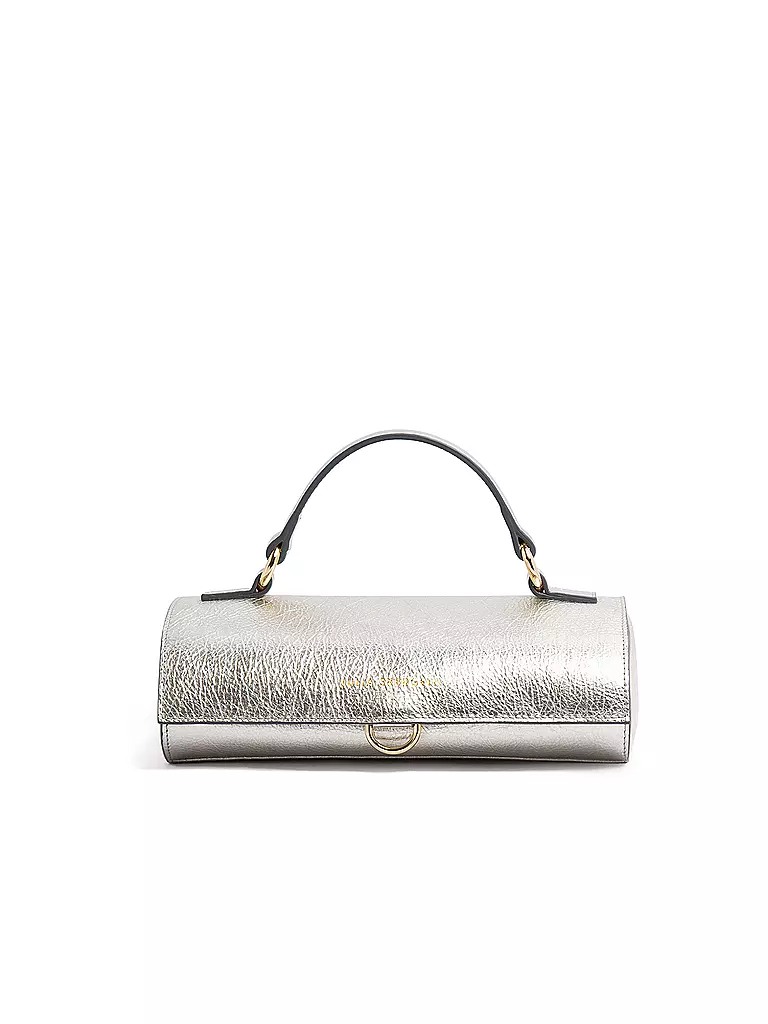 JULIA SKERGETH | Bolso de cuero - Bolso de mano plano | Plata