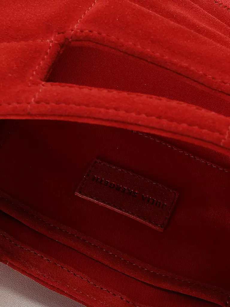 JULIA SKERGETH | Bolso de cuero - Mini Bag EDICIÓN LIMITADA | Rojo