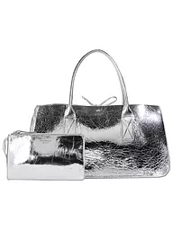 JULIA SKERGETH | Ledertasche - Shopper Large | Plata