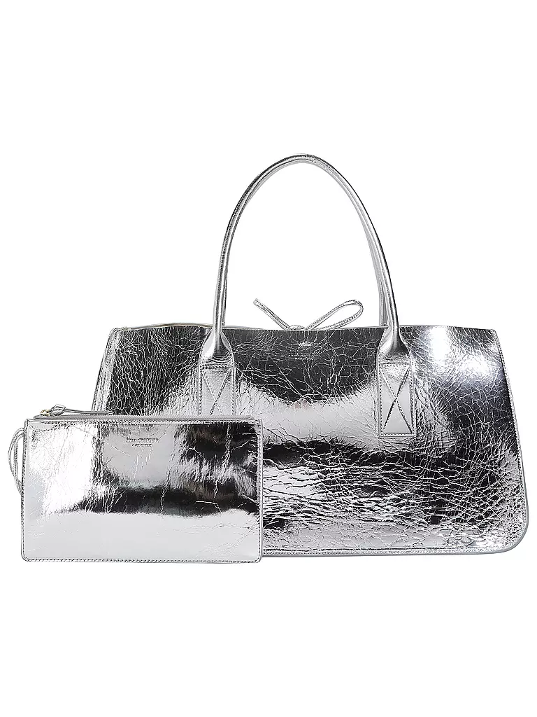 JULIA SKERGETH | Bolso de cuero - Shopper Large | Plata