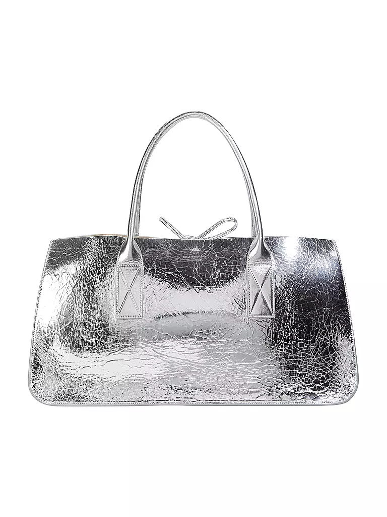 JULIA SKERGETH | Bolso de cuero - Shopper Large | Plata