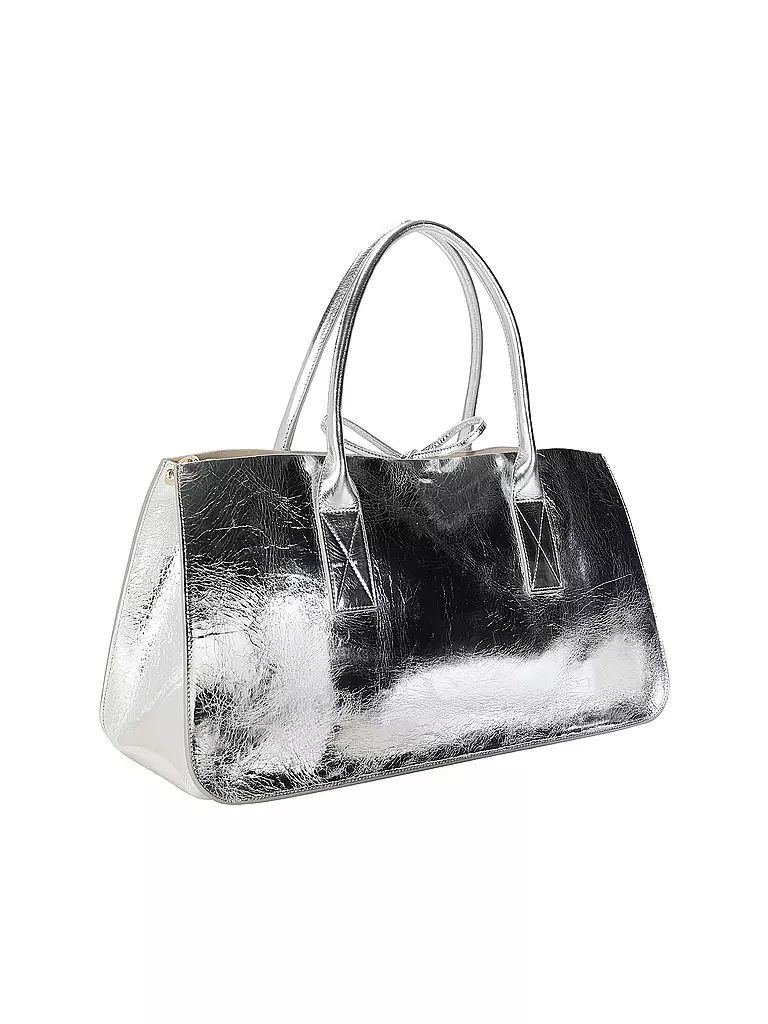 JULIA SKERGETH | Bolso de cuero - Shopper Large | Plata